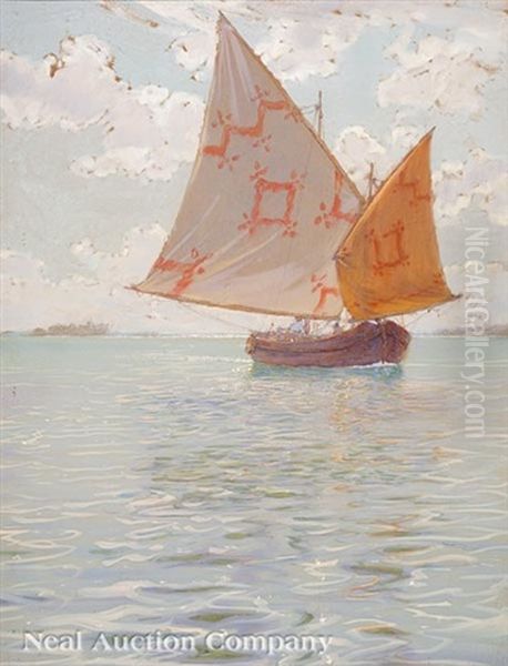 Fishing Boat On The Venetian Lagoon - view 1