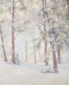 The Forest In The Winter by Walter Launt Palmer