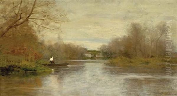 Figure Boating, Late Autumn - view 1