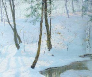 Beech Leaves by Walter Launt Palmer