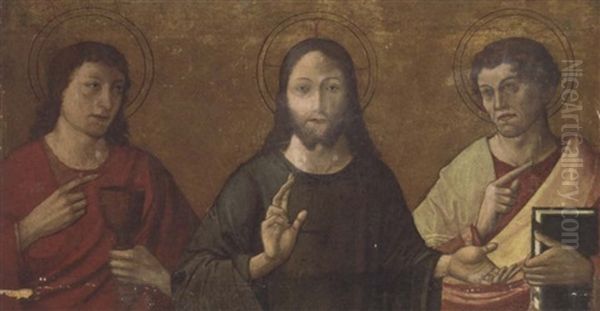Christ Between Saint John And Saint Luke - view 1