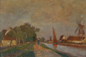 Scene Offraneker In Holland by Tina Blau