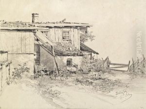 Bauernhaus Bei Pollling by Tina Blau