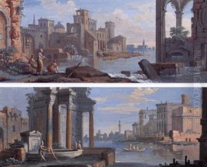 Veduta Lagunare Con Rovine