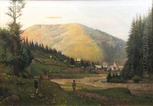 Agapia Monastry by Emanoil Panaiteanu-Bardasare