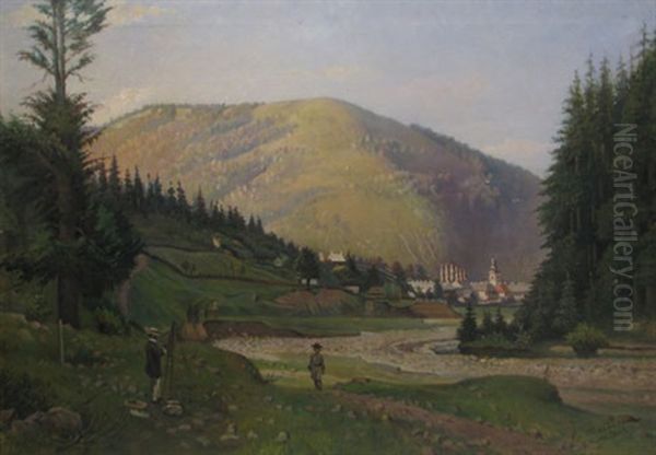 Landscape With Agapia Monastery - view 1