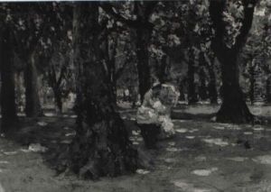 Figures In A Park Figures In A Park