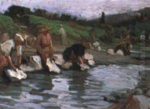 Washerwomen by Ruggero Panerai