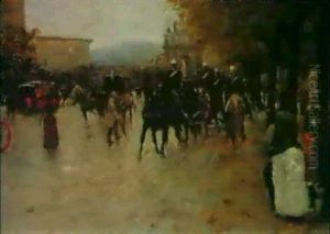 Veduta Di Piazza Cavour by Ruggero Panerai