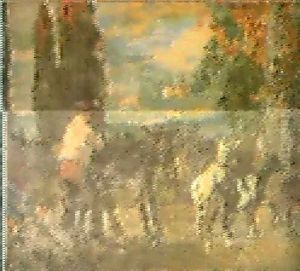Paesaggio Con Contadino Ed Animali by Ruggero Panerai
