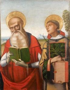 Saint Jerome Et Saint Laurent