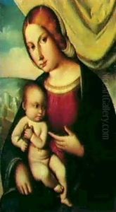 Madonna Col Bambino by Domenico Panetti