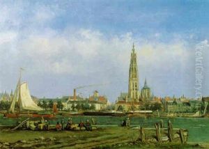 Blick Auf Antwerpen