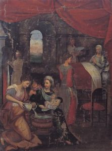 La Nascita Della Vergine by Antonio Maria Panico