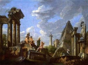 Architectural Capriccio With Figures Architectural Capriccio With Figures
