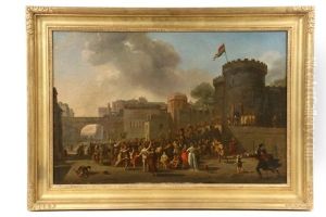 Greeting The Victorious Troops by Giovanni Paolo Panini