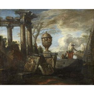 Capriccio With Ruins And Figures