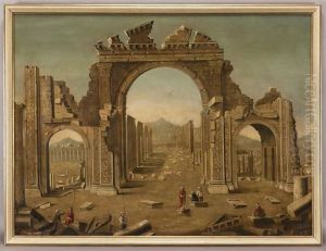 Untitled (ruins Of Palmyra) by Giovanni Paolo Panini