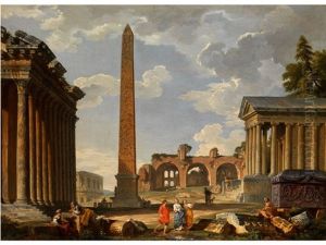 Capriccio Mit Tempel Der Fortuna Virile Capriccio Mit Tempel Der Fortuna Virile