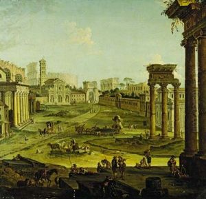 A View Of The Roman Forum