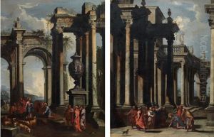 Cristo E L'adultera E Professione Di Fede Di San Pietro Cristo E L'adultera E Professione Di Fede Di San Pietro