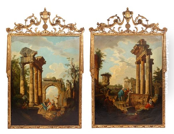 Capriccio Landscapes (pair) - view 1