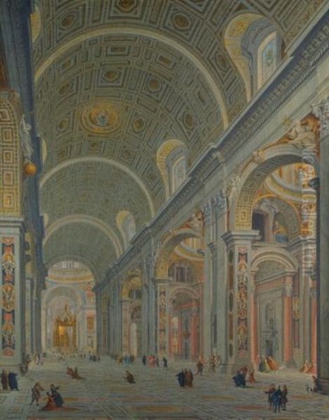 The Interior Of Saint Peter's, Rome - view 1