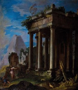 Romisches Capriccio by Giovanni Paolo Panini