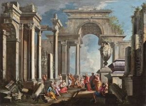 L'apotre Paul Prechant Aux Atheniens by Giovanni Paolo Panini