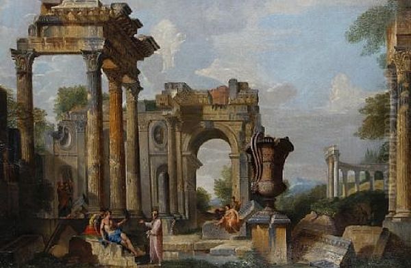 Figures In Ruins - view 1