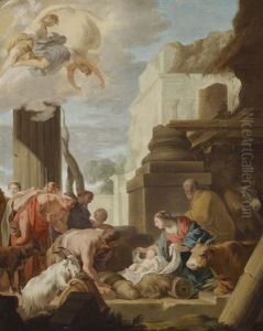 Die Geburt Christi by Giovanni Paolo Panini