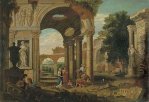 Architekturcapriccio by Giovanni Paolo Panini