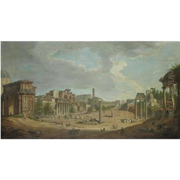 Il Foro Romano Dal Clivus Capitolinus - view 1