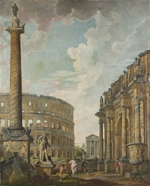 A Capriccio Of Roman Ruins - view 1