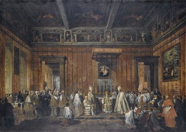 Cerimonia Alla Presenza Di Benedetto Xiv - view 1