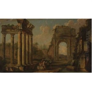 An Architectural Capriccio by Giovanni Paolo Panini