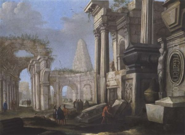 Romische Ruinen Mit Figuren (rovine Classiche Con Figure) - view 1