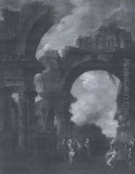 Sacrificial Lamb Amid A Capriccio Of Ruins - view 1