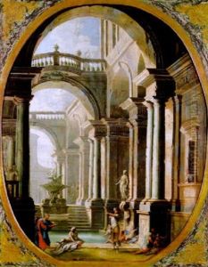 Christus Am Teich Von Bethesda by Giovanni Paolo Panini