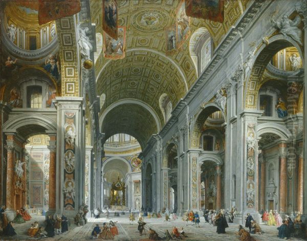 Interior Of Saint Peter's, Rome - view 1