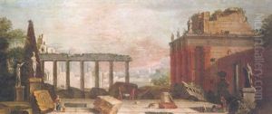 Figures Among Classical Ruins Figures Among Classical Ruins