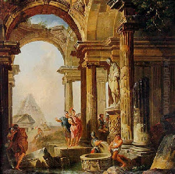 Alexander The Great Visiting The Tomb Of Achilles - view 1