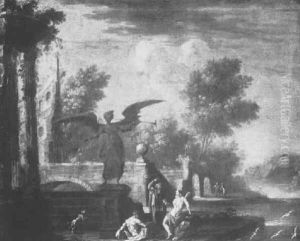A Garden Capriccio by Giovanni Paolo Panini