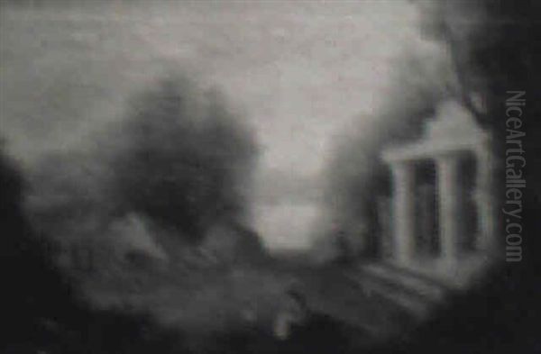 Figures Among Ruins - view 1