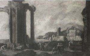 Temple Ruins by Giovanni Paolo Panini