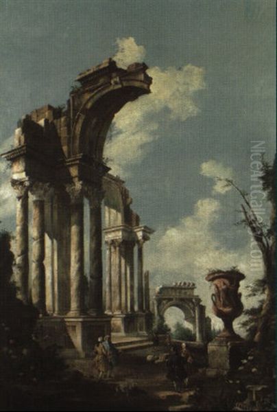 Capriccio - Blick Auf Die Antike Bogenarchitekur - view 1