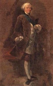 Portrait Of The Duc De Choiseul by Giovanni Paolo Panini