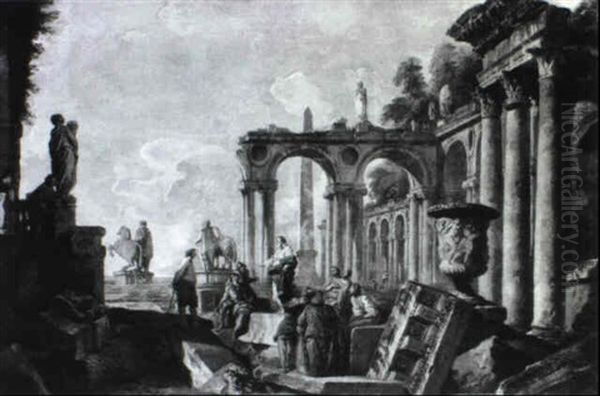 Capriccio Con Figure - view 1