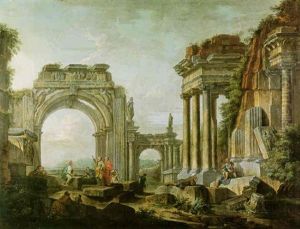 Roman Ruins With The Parable Of The Fishes Roman Ruins With The Parable Of The Fishes