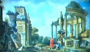 Ruinencapriccio by Giovanni Paolo Panini